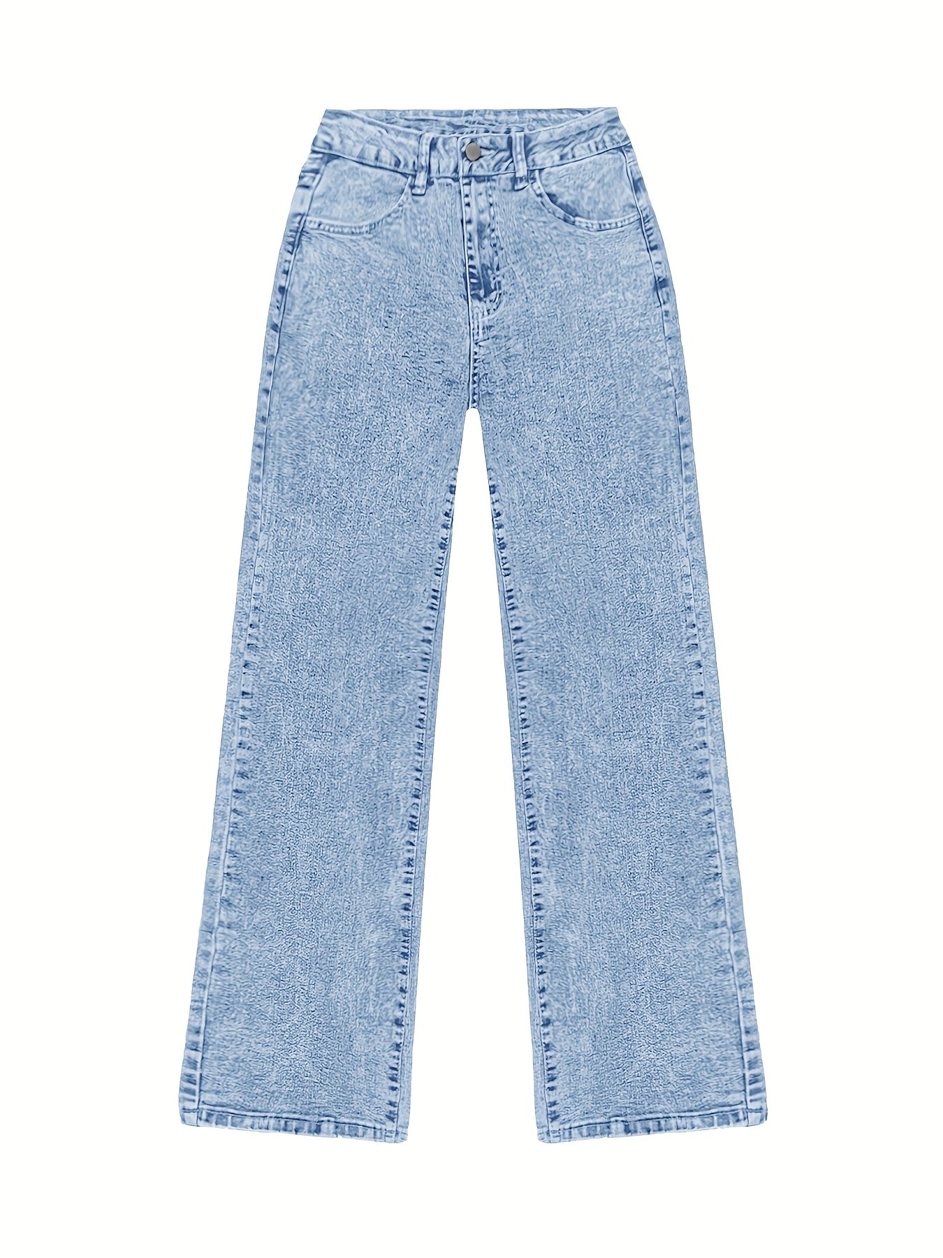 Women's fashion comfortable high-stretch slim straight jeans Snowflake Wash Jeans all seasons